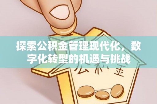 贵港探索公积金管理现代化，数字化转型的机遇与挑战
